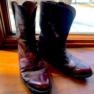 Lucchese Ropers Black Cherry 12D